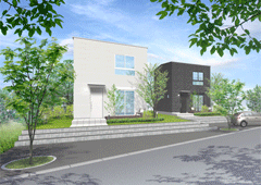 ハイクオリティー＆ローコストの一戸建て住宅アプトシーキュー　イメージ図