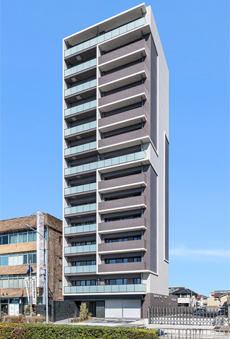 名古屋市西区の鉄筋コンクリート造14階建てマンション