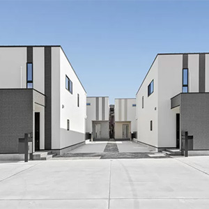 建物を並列配置した土地活用