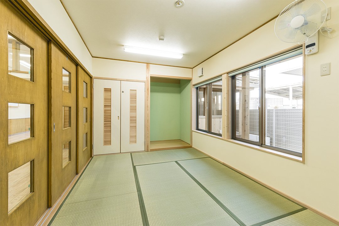 名古屋市瑞穂区の保育施設の0歳児和室保育室