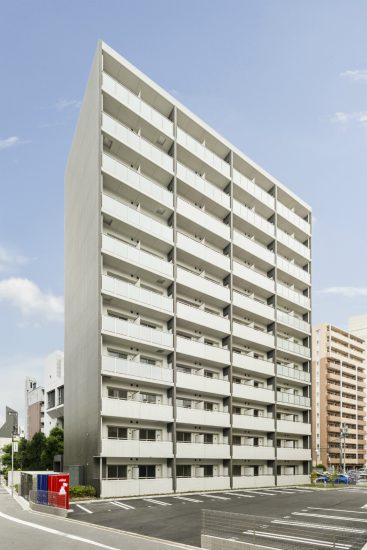 名古屋市中区の88戸あるワンルーム賃貸マンション外観