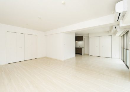 名古屋市中区のワンルームマンションのキッチン、収納ある洋室