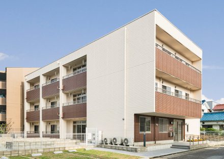 名古屋市南区の介護施設施の(認知症対応型共同生活介護グループホーム)　外観全景