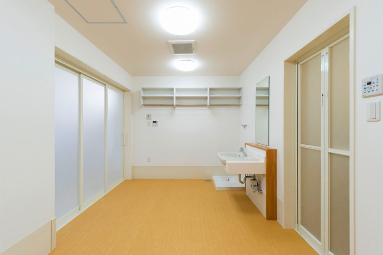 名古屋市北区の介護施設のデイサービス 脱衣室