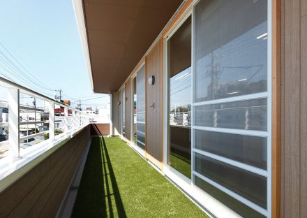 名古屋市千種区の保育施設の2階 バルコニー