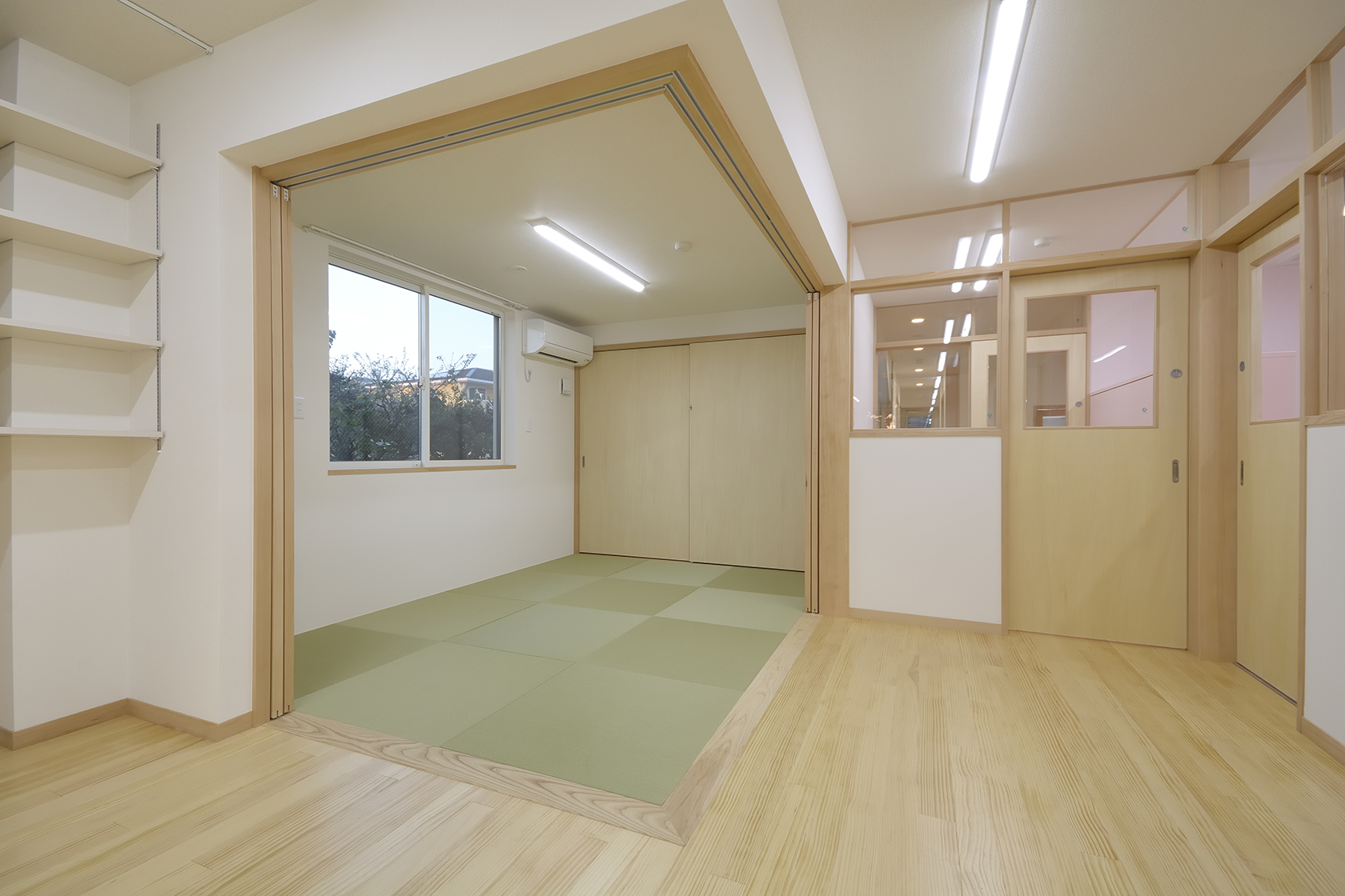 名古屋市中川区の保育施設の畳コーナー