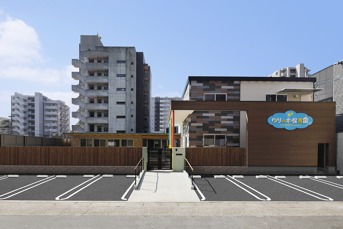 名古屋市天白区の駐車場付の保育園