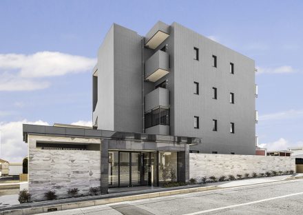 名古屋市名東区の賃貸マンションの高級感のある外観の賃貸マンション