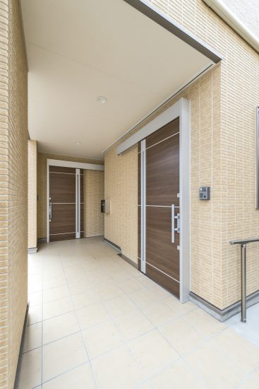 名古屋市北区の介護施設の段差のない玄関