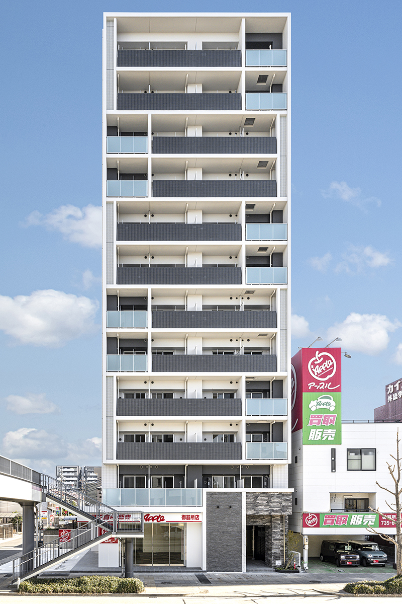 名古屋市昭和区の店舗付き12階建て駅近ワンルーム賃貸マンション