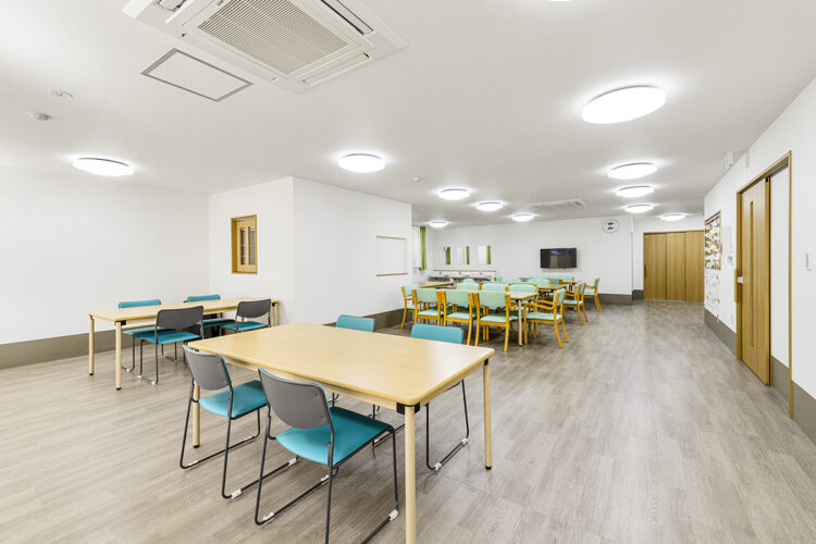 名古屋市天白区の障がい者生活支援施設の多目的室・作業訓練室