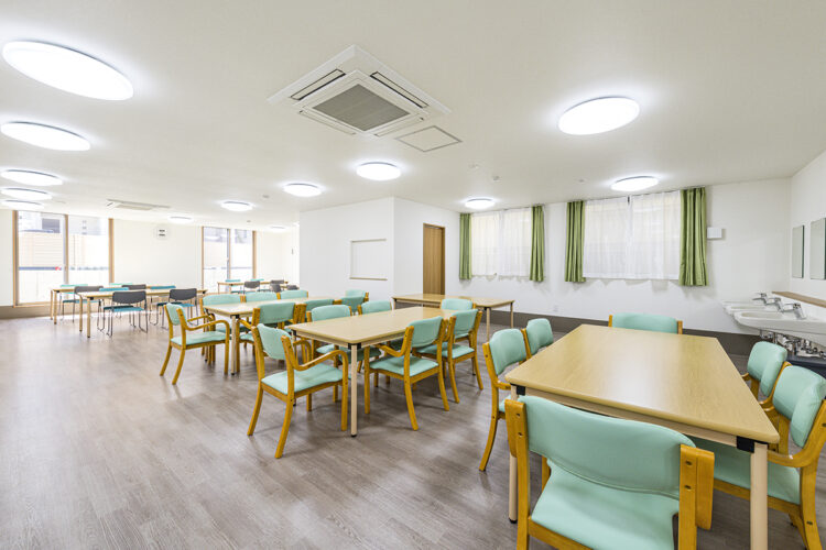 名古屋市天白区の障がい者生活支援施設の作業訓練室・多目的室