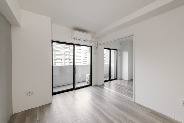 名古屋市中区の駅近・約70坪の土地の店舗付き賃貸マンション:Aタイプ:バルコニーと面し、LDKと洋室には広めの開口部