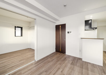 名古屋市中区の駅近・約70坪の土地の店舗付き賃貸マンション：Cタイプ：LDKと洋室は繋げて広く使用可