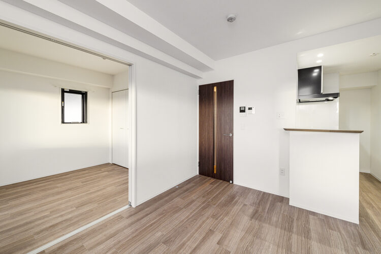 名古屋市中区の駅近・約70坪の土地の店舗付き賃貸マンション:Cタイプ:LDKと洋室は繋げて広く使用可