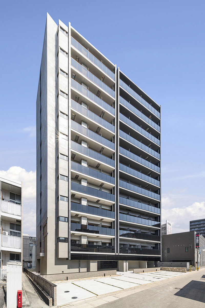 名古屋市千種区今池・駅近・約150坪の多種な間取りの駐車場＆駐輪場も付いた12階建の賃貸マンション